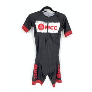 Smashfest Queen Cycling Kit Women's Size Small Black Red MCC Logo *AS IS